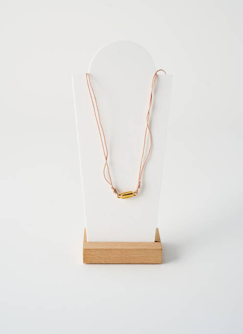 Collier fermeture aimant rose BY GARANCE femme
