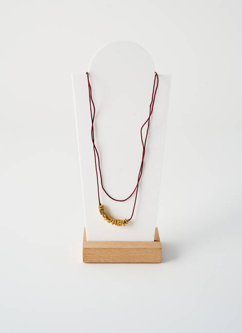 Collier fermeture aimant violet BY GARANCE femme