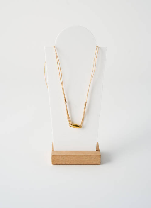 Collier fermeture aimant beige BY GARANCE femme