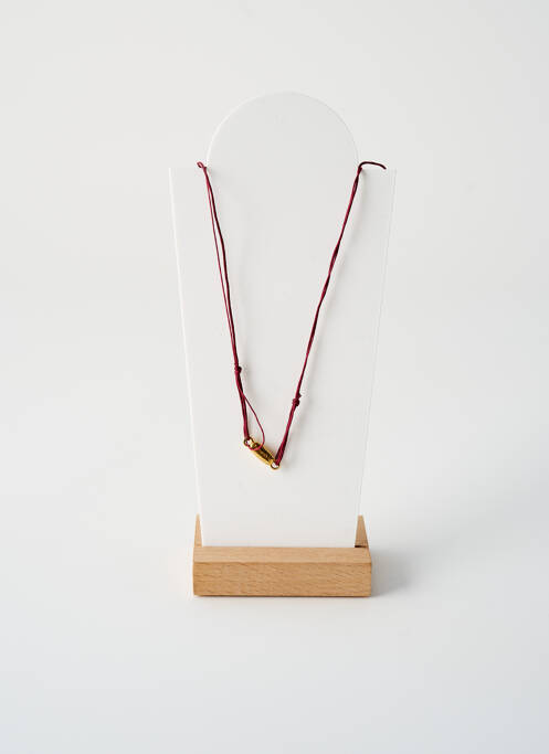 Collier ornement perles violet BY GARANCE femme