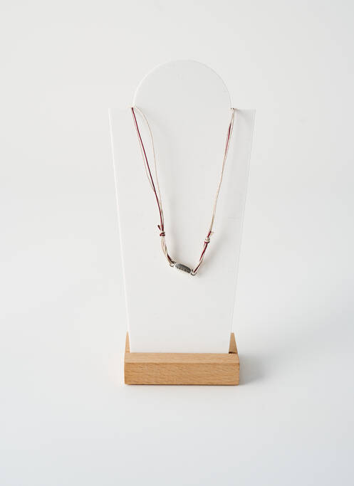 Collier fermeture aimant argent BY GARANCE femme