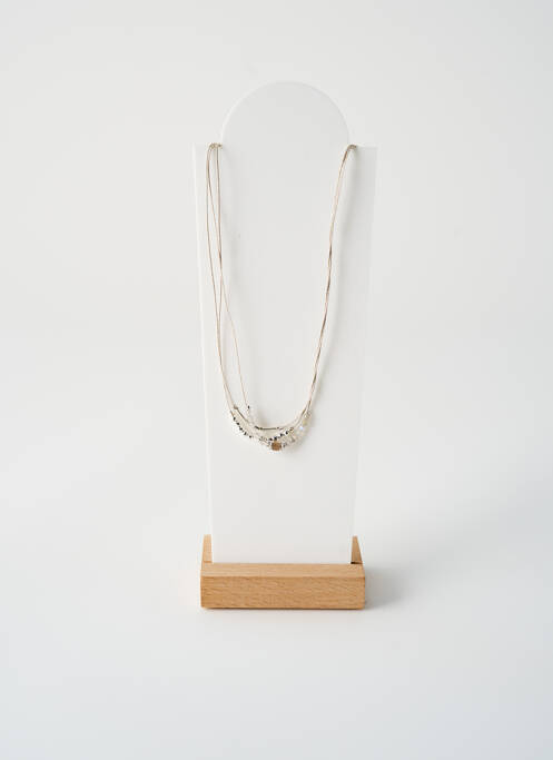 Collier ornement perles argent BY GARANCE femme