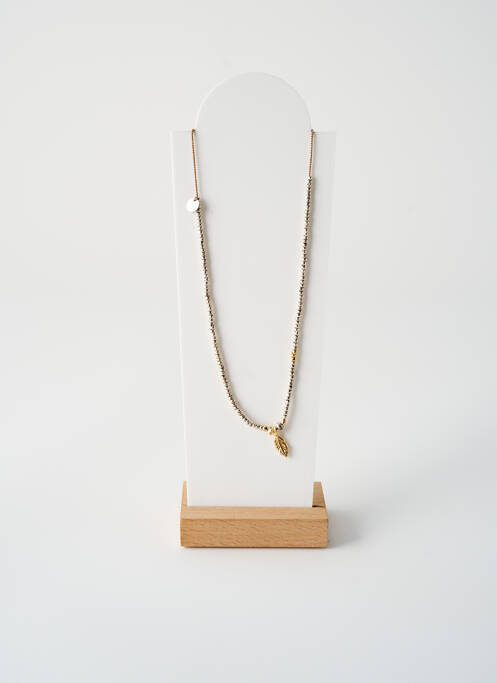 Collier ornement perles argent BY GARANCE femme
