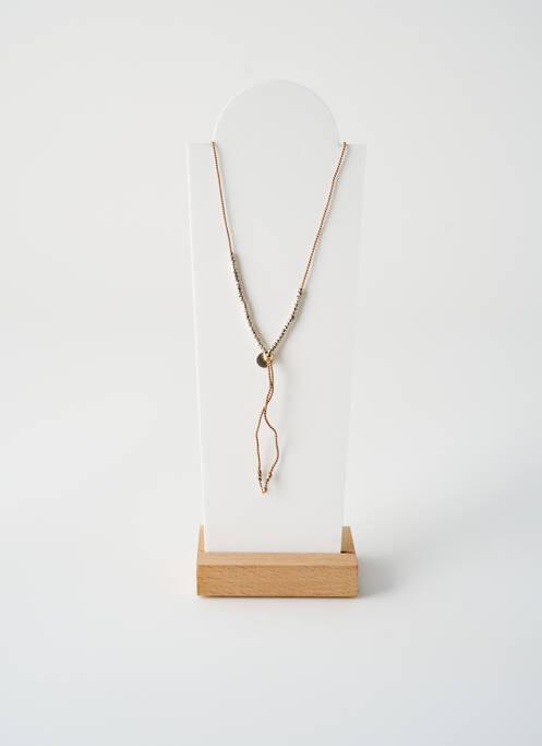 Collier ornement perles argent BY GARANCE femme