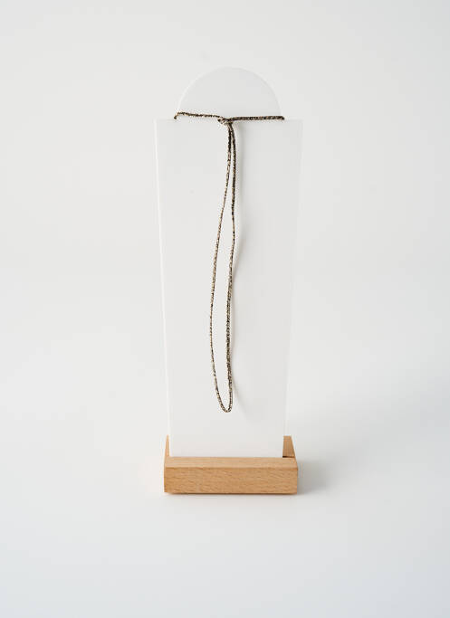 Collier matériaux métal or BY GARANCE femme
