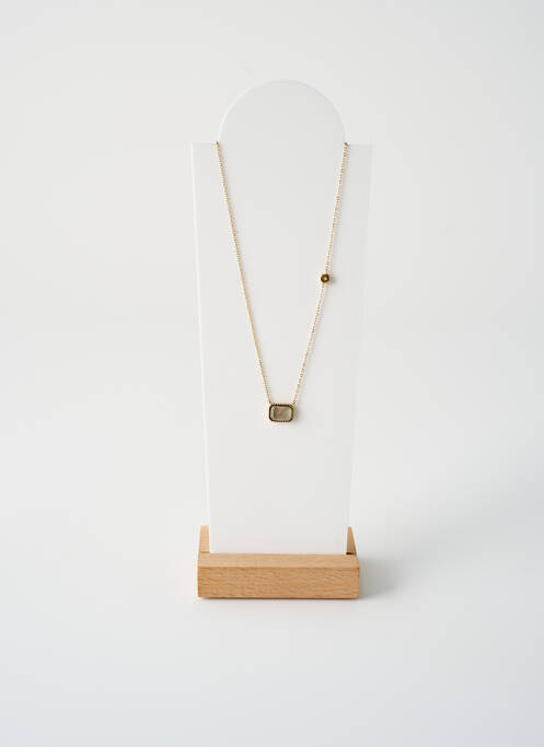 Collier matériaux métal or ATELIER D'EMMA ET CHLOE femme