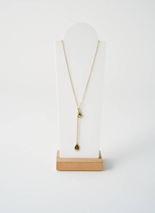 Collier matériaux métal or ATELIER D'EMMA ET CHLOE femme