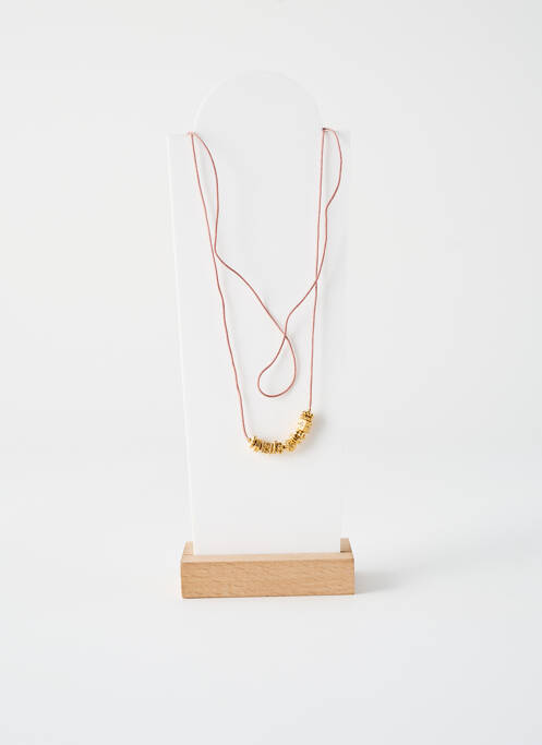 Collier ornement perles or BY GARANCE femme