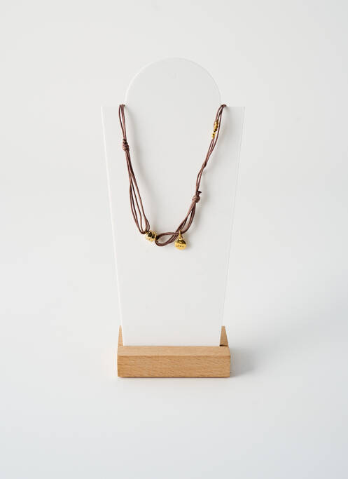 Collier marron BY GARANCE femme