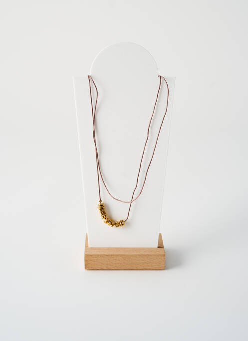 Collier marron BY GARANCE pour femme