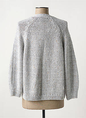 Gilet manches longues manches 3/4 gris LUISA CERANO femme