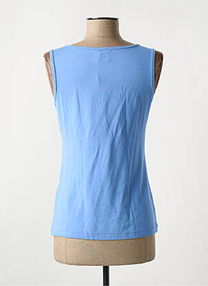 Débardeur stretch sans manche bleu FABER femme