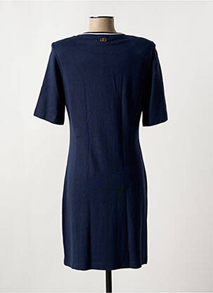 Robe mi-longue manches courtes manches courtes bleu LIU JO femme