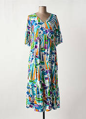 Robe longue bleu ORIENTIQUE NATURALLY pour femme seconde vue