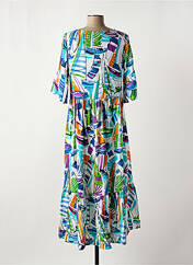 Robe longue bleu ORIENTIQUE NATURALLY pour femme seconde vue