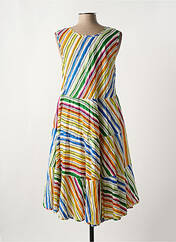 Robe mi-longue bleu LAURA EN ROBE pour femme seconde vue