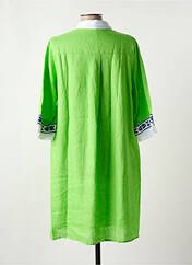 Robe mi-longue vert VILAGALLO pour femme seconde vue