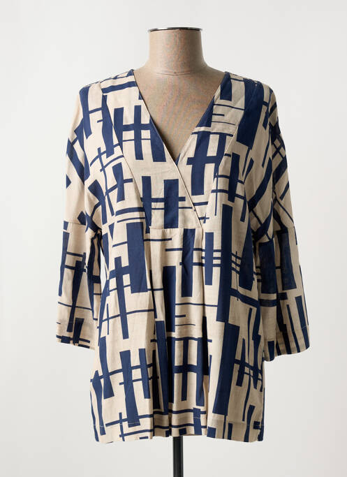 Blouse bleu ORTO BOTANICO pour femme