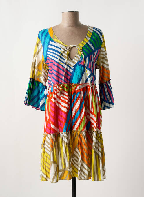 Robe courte bleu DRESS ADDICT pour femme