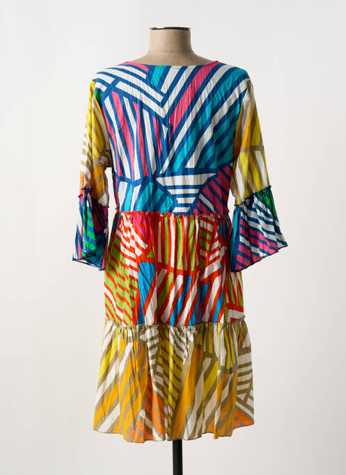 Robe courte bleu DRESS ADDICT pour femme