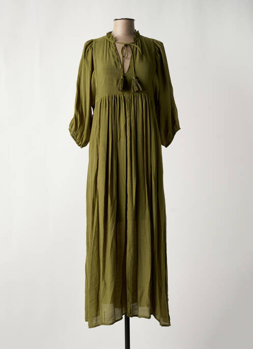 Robe longue vert GOA pour femme