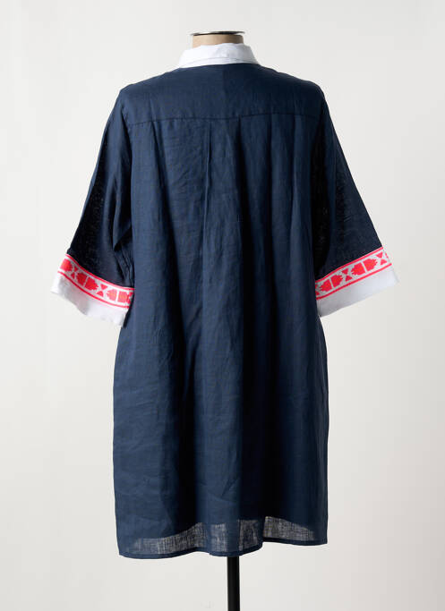 Robe mi-longue bleu VILAGALLO pour femme