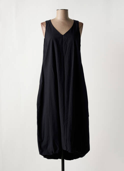 Robe mi-longue noir ORTO BOTANICO pour femme