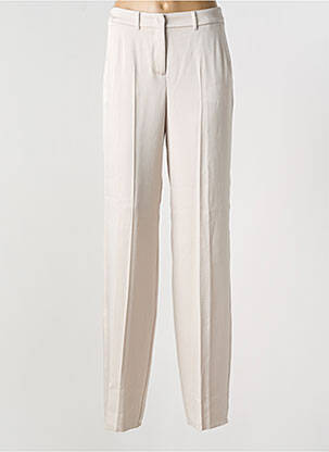 Pantalon slim taille normale taille normale beige MARELLA femme