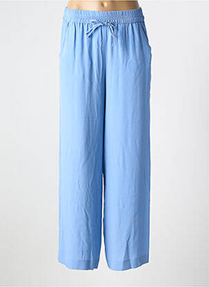 Pantalon large coupe fluide taille normale bleu MARELLA femme