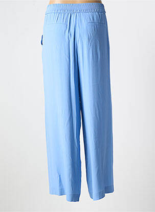 Pantalon large coupe fluide taille normale bleu MARELLA femme