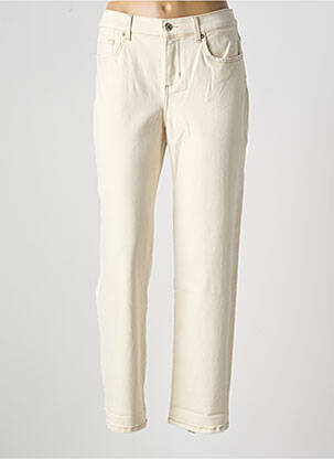Jeans coupe droite stretch taille normale beige LIU JO femme