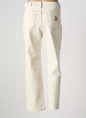 Jeans coupe droite stretch taille normale beige LIU JO femme