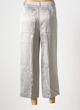 Pantalon 7/8 stretch taille normale argent LUISA CERANO femme