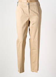 Pantalon chino tissage popeline taille normale beige EMME M femme