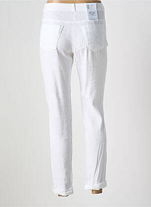 Pantalon slim taille normale taille normale blanc EAST DRIVE femme