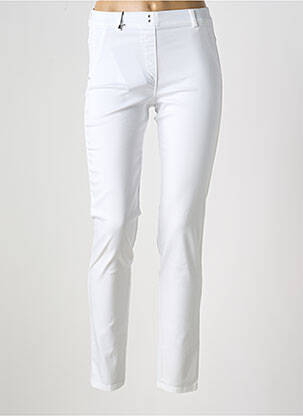 Jegging tissage popeline taille normale blanc EAST DRIVE femme