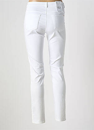 Jegging tissage popeline taille normale blanc EAST DRIVE femme