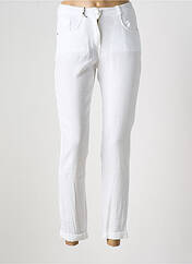 Pantalon slim blanc EAST DRIVE pour femme seconde vue