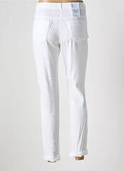 Pantalon slim blanc EAST DRIVE pour femme seconde vue