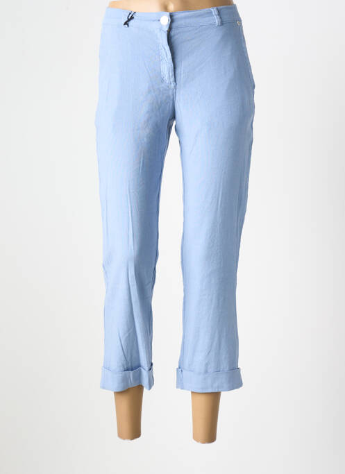 Pantacourt bleu EAST DRIVE pour femme