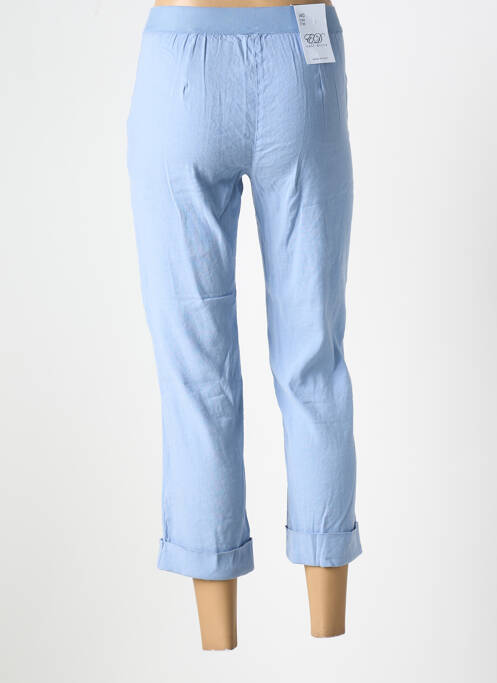 Pantacourt bleu EAST DRIVE pour femme