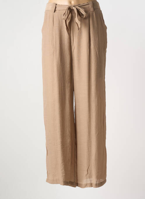 Pantalon large marron GOA pour femme