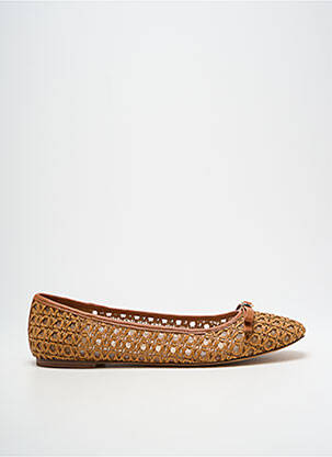 Ballerines bout rond talon plat jusqu'à 3cm marron TWINSET femme