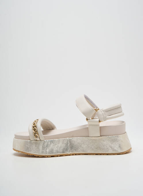 Sandales/Nu pieds argent LIU JO pour femme