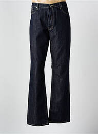 Jeans coupe droite fermeture zippée sous rabat boutonné bleu FULL BLUE homme