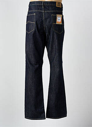 Jeans coupe droite fermeture zippée sous rabat boutonné bleu FULL BLUE homme