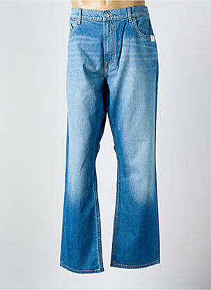 Jeans coupe droite fermeture zippée sous rabat boutonné bleu PEPE JEANS homme