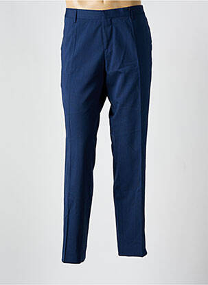 Pantalon droit fermeture zippée sous rabat avec crochet bleu TOMMY HILFIGER homme