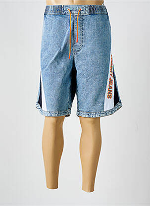 Bermuda tissage denim bleu TOMMY HILFIGER homme