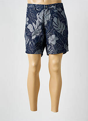Bermuda coupe droite bleu TOMMY HILFIGER homme